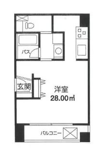 CREST六本木II【2階】の間取り