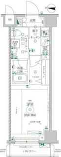レアライズ清澄白河【1階】の間取り