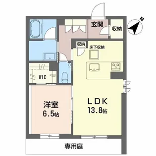 ハレレア【2階】の間取り