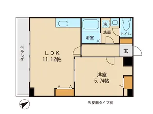 フェリスポート越谷【7階】の間取り