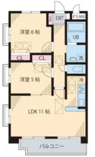 ルネ シェスタ【4階】の間取り