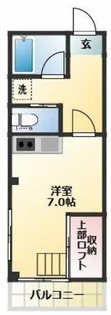 シャトー桐【3階】の間取り