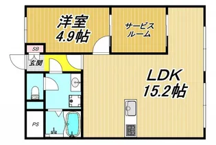 アムール東和【1階】の間取り