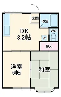 スリーオーク湘南B【2階】の間取り