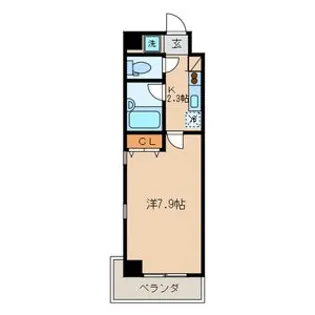 N.K. MANSION【6階】の間取り