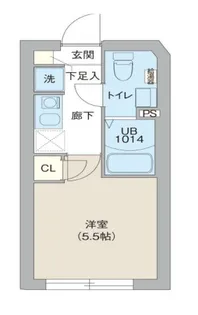 レピュア三ノ輪レジデンスII【5階】の間取り