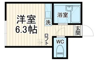 クラブ・ザ・ユナイトグレンフィールド【1階】の間取り