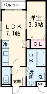 エレガンス藤井寺【3階】の間取り