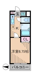 アスタリスク日吉【3階】の間取り