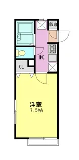 セレナハイツ【1階】の間取り