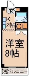 ハイツ 榎本【1階】の間取り