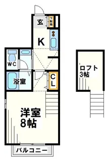 リアン・ドゥ(Lien・Deux)【1階】の間取り