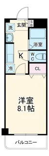 プランドール中村公園【1階】の間取り