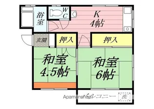井上マンション【2階】の間取り
