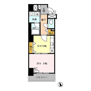 FREUDE ASAKUSA【2階】の間取り