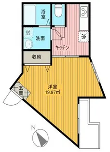 横浜元町ガーデン18【3階】の間取り