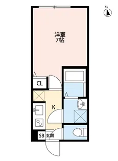 アンジェ【1階】の間取り