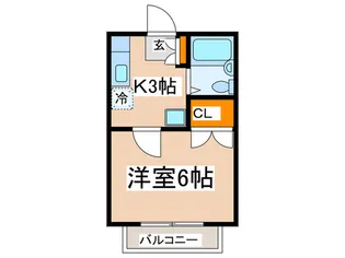 マイハウス多摩2号棟【2階】の間取り