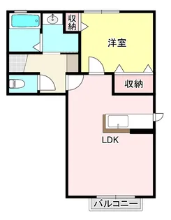 ルシェルW【1階】の間取り