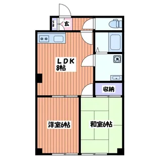 ブランマレー【1階】の間取り