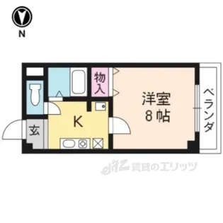 セントポール修学院【6階】の間取り