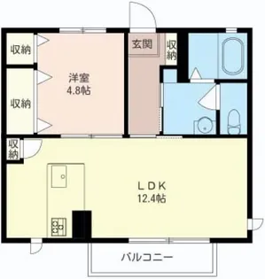 シャーメゾン根岸【1階】の間取り