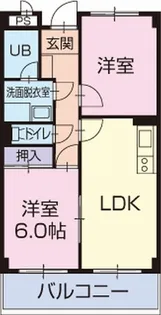 リンピアワッセナー【3階】の間取り
