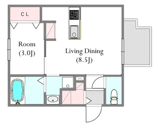 (仮)CASA VISTA UEBARU【7階】の間取り