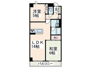 シャレ-ナ藤が丘【2階】の間取り
