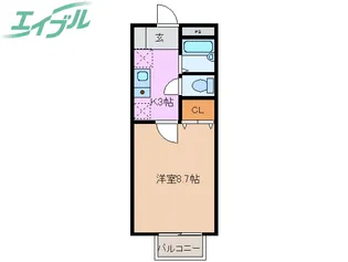 FOBOSII【2階】の間取り