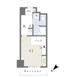 Flat郡山【10階】の間取り