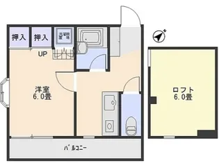 White Palace Shimokoide ホワイトパレス下小出【1階】の間取り
