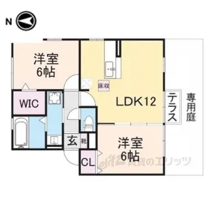 ファイン・コートB棟【2階】の間取り