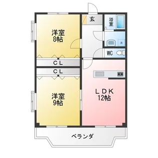 T.Fコンフォート【2階】の間取り