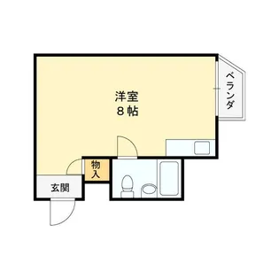 セラビ谷町【2階】の間取り