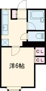 パレーシャル鈴木【2階】の間取り