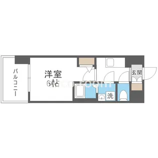 エスリード難波VALORE【2階】の間取り
