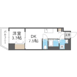 アーバンパーク弁天町【3階】の間取り