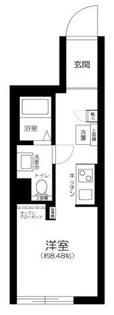 長楽町屋レジデンス【5階】の間取り