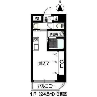 パレット駅西【6階】の間取り