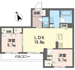 アリエッタ【2階】の間取り