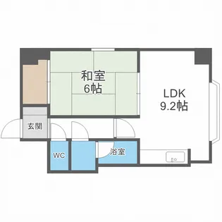 ダイアパレス北34【6階】の間取り