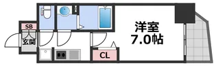 フォーリアライズ天王寺ソリオ【14階】の間取り