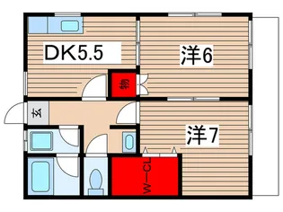 パルつきみ野【1階】の間取り