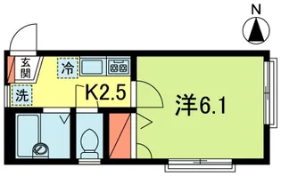 サットンプレイス阿佐谷【1階】の間取り