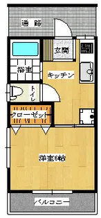 ルミナス関根 201号室【2階】の間取り