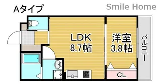 WIN玉出II【2階】の間取り