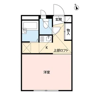 ジュネス江南【1階】の間取り