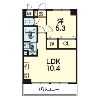 横川ビル杉水【3階】の間取り