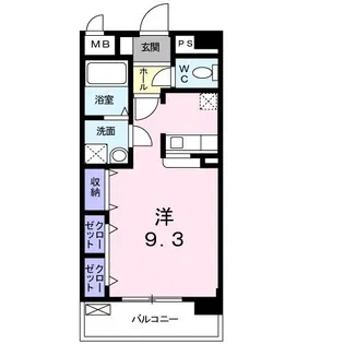 サンハイツ大島【2階】の間取り